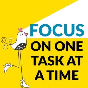 one task at a time